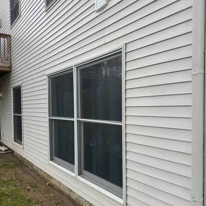 Side yard landscaping after TurfBros service
